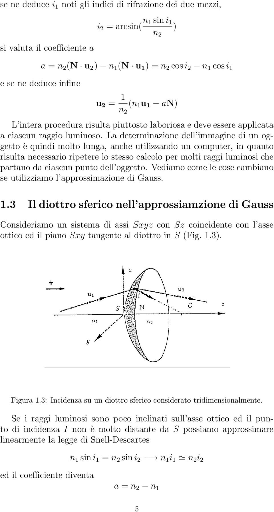 La determinazione dell immagine di un oggetto è quindi molto lunga, anche utilizzando un computer, in quanto risulta necessario ripetere lo stesso calcolo per molti raggi luminosi che partano da