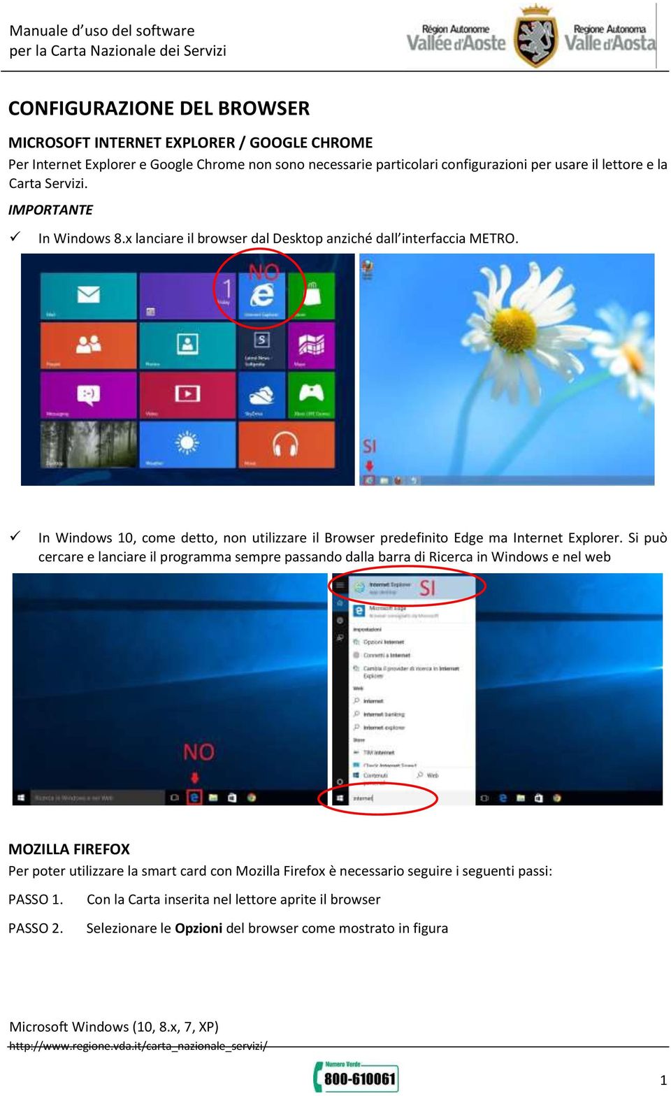 In Windows 0, come detto, non utilizzare il Browser predefinito Edge ma Internet Explorer.