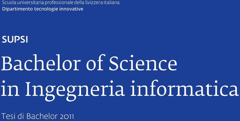 Science in Ingegneria