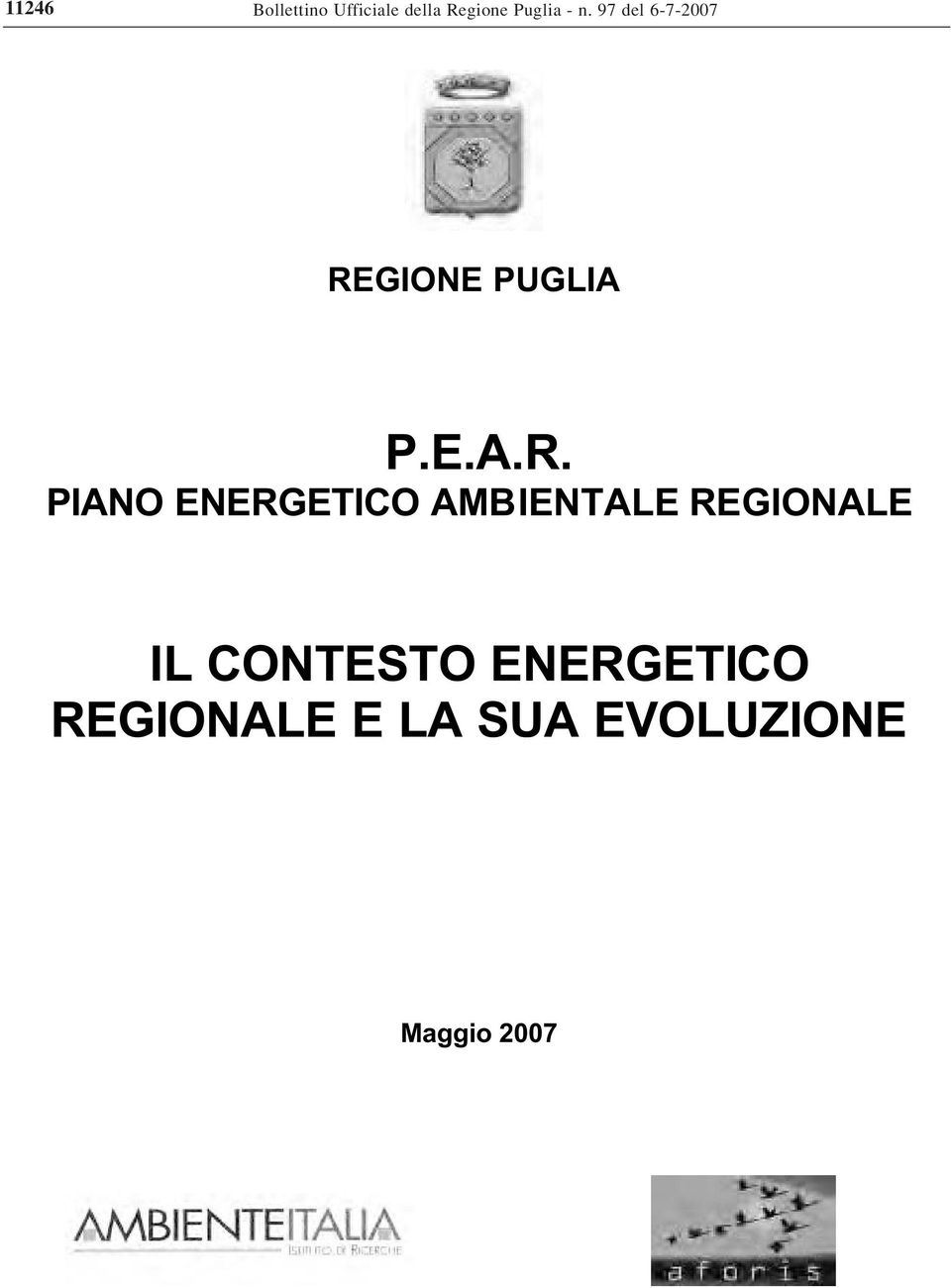 GIONE PUGLIA P.E.A.R.