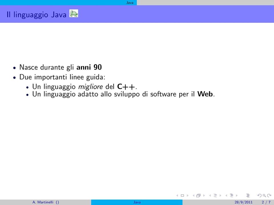 C++. Un linguaggio adatto allo sviluppo di