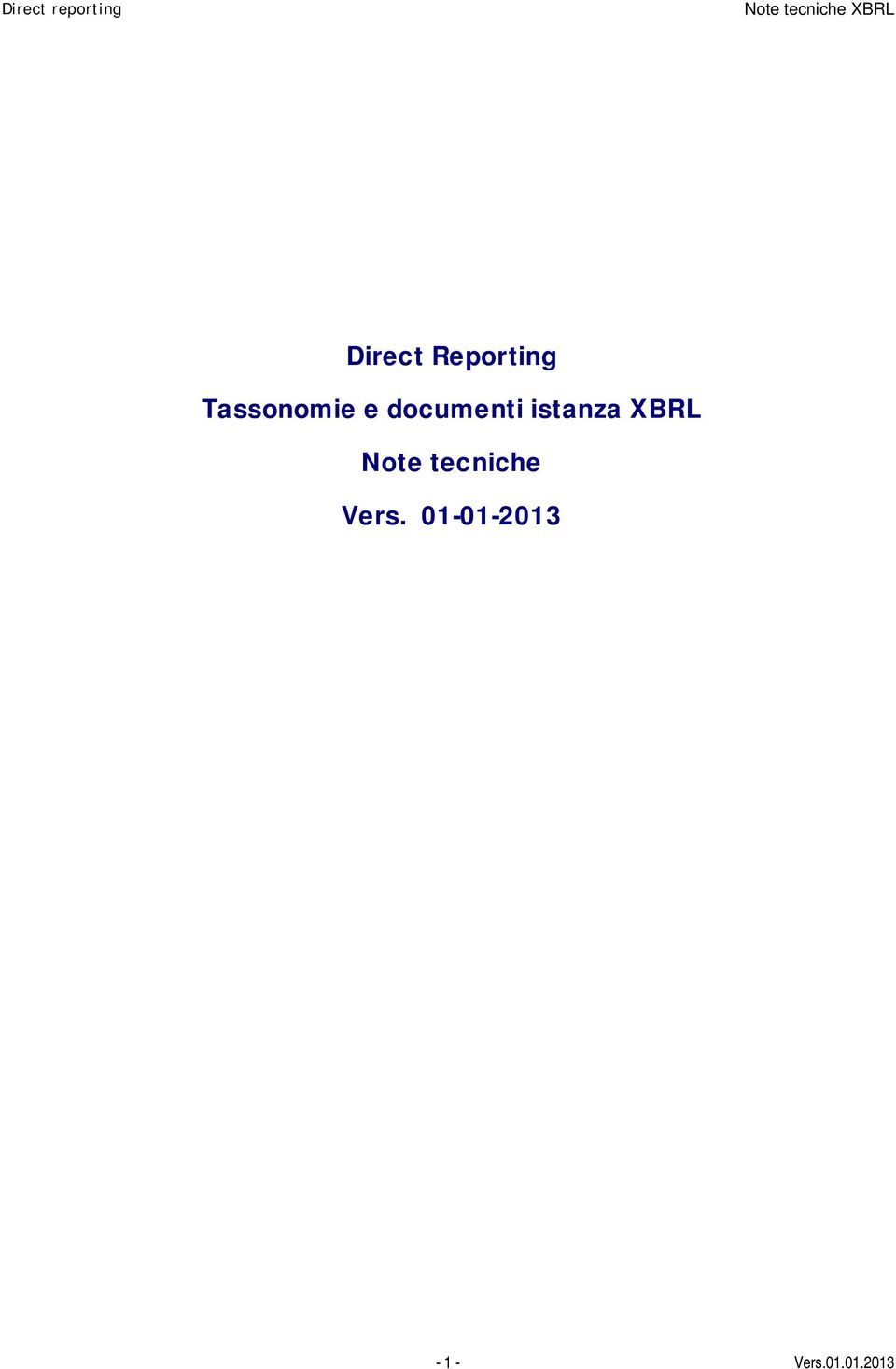 istanza XBRL Note