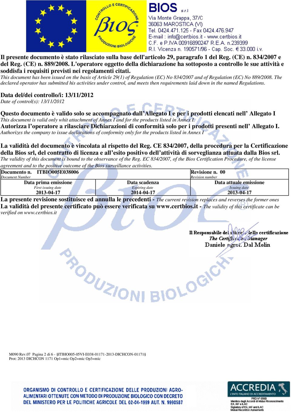 This document has been issued on the basis of Article 29(1) of Regulation (EC) No 834/2007 and of Regulation (EC) No 889/2008.