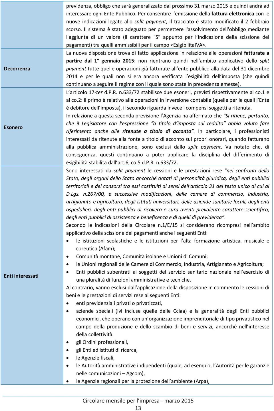 Il sistema è stato adeguato per permettere l'assolvimento dell'obbligo mediante l'aggiunta di un valore (il carattere "S" appunto per l indicazione della scissione dei pagamenti) tra quelli