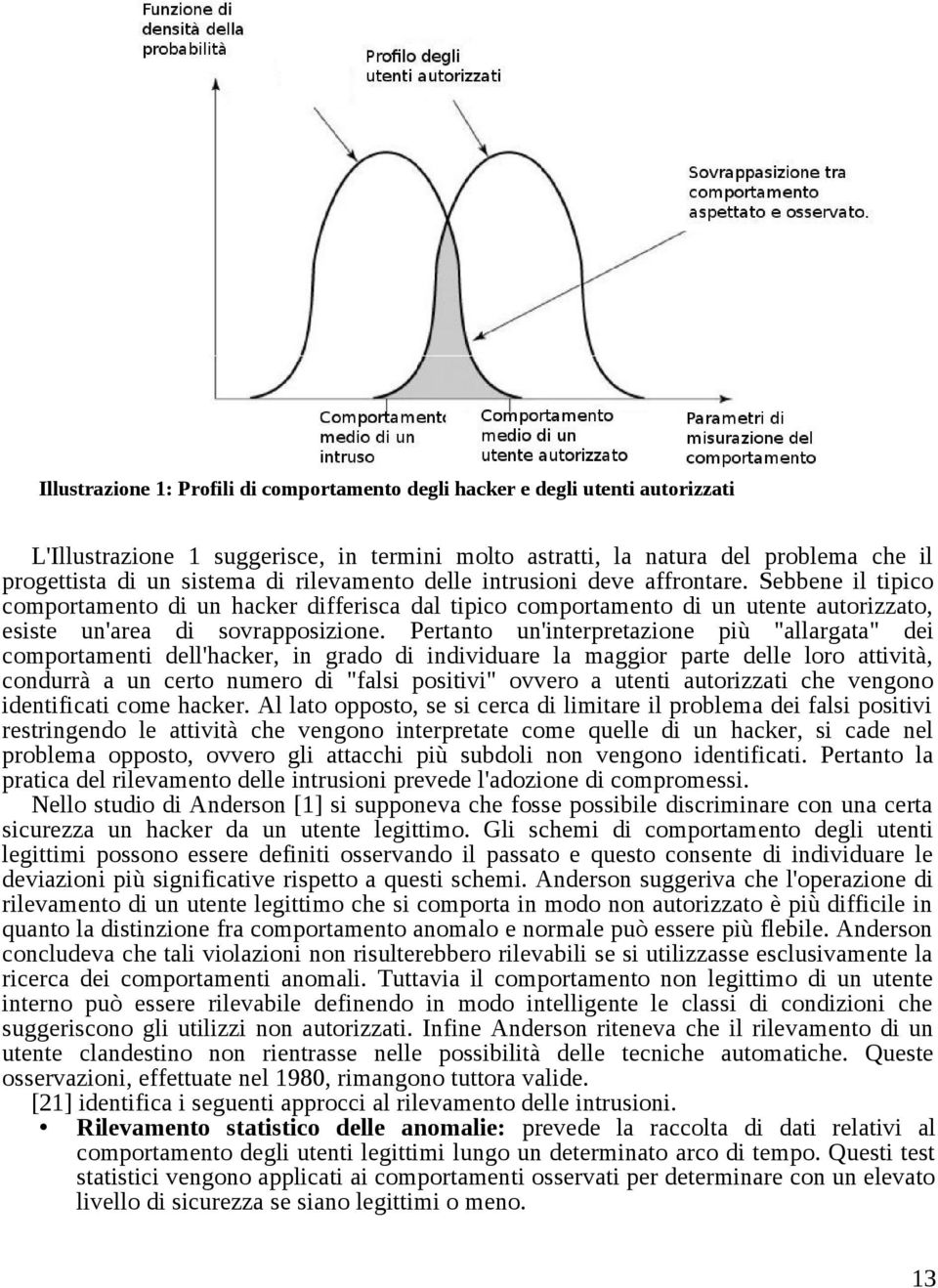 Pertanto un'interpretazione più "allargata" dei comportamenti dell'hacker, in grado di individuare la maggior parte delle loro attività, condurrà a un certo numero di "falsi positivi" ovvero a utenti