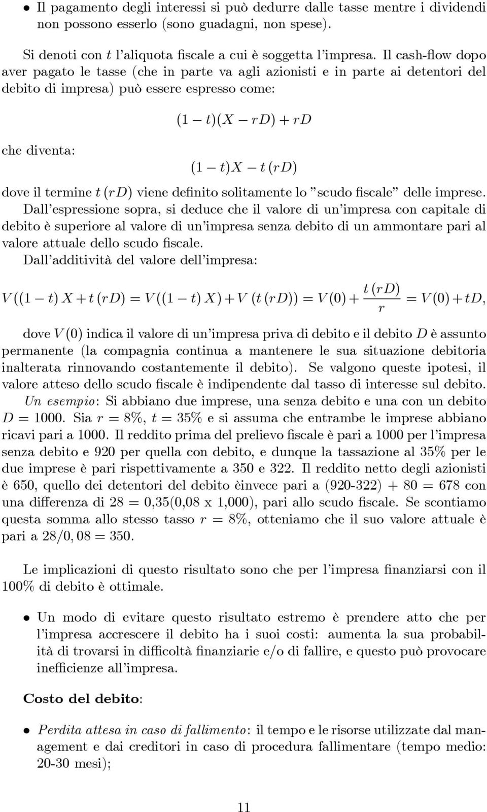 termine t (rd) viene de nito solitamente lo scudo scale delle imprese.