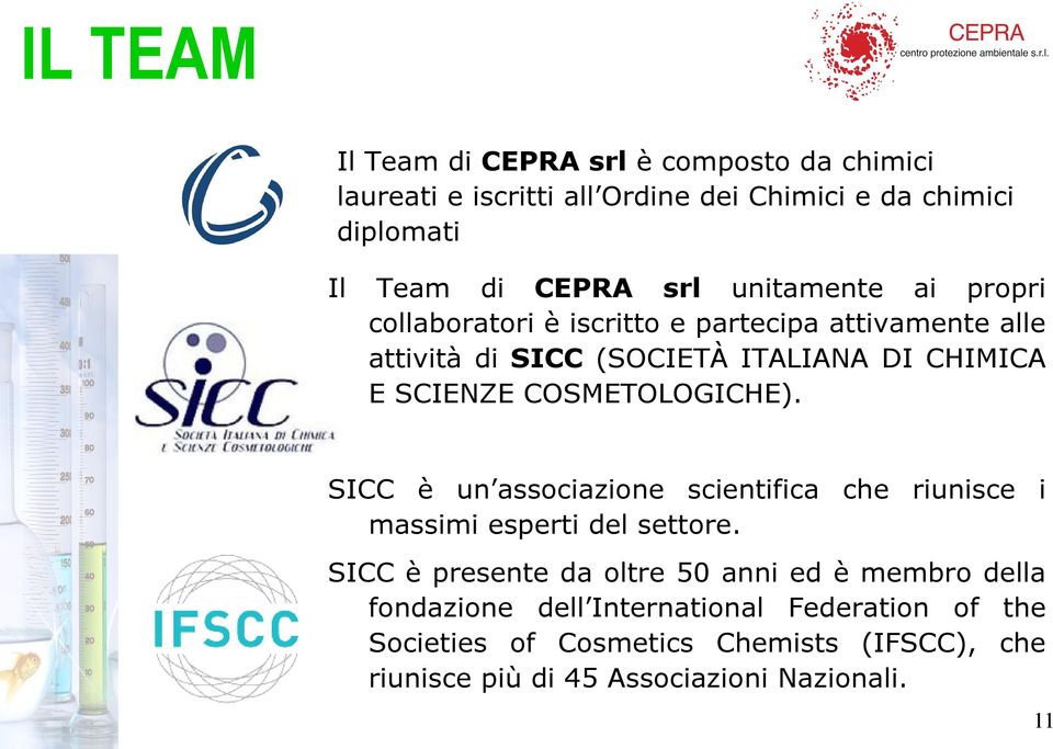 COSMETOLOGICHE). SICC è un associazione scientifica che riunisce i massimi esperti del settore.