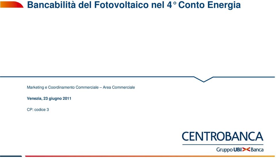 Coordinamento Commerciale Area