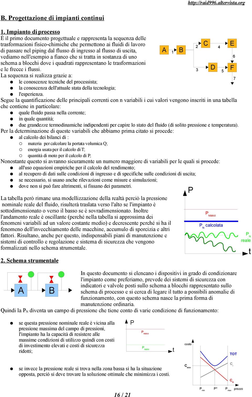 ingresso al flusso di uscita, A 1 B vediamo nell'esempio a fianco che si tratta in sostanza di uno 6 schema a blocchi dove i quadrati rappresentano le trasformazioni e le frecce i flussi.