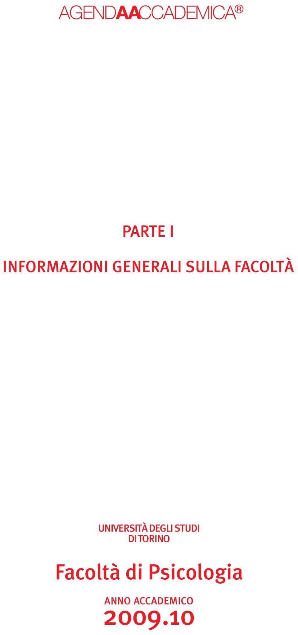 STUDI DI TORINO Facoltà di