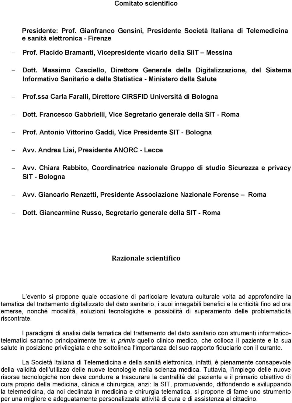Massimo Casciello, Direttore Generale della Digitalizzazione, del Sistema Informativo Sanitario e della Statistica - Ministero della Salute Prof.
