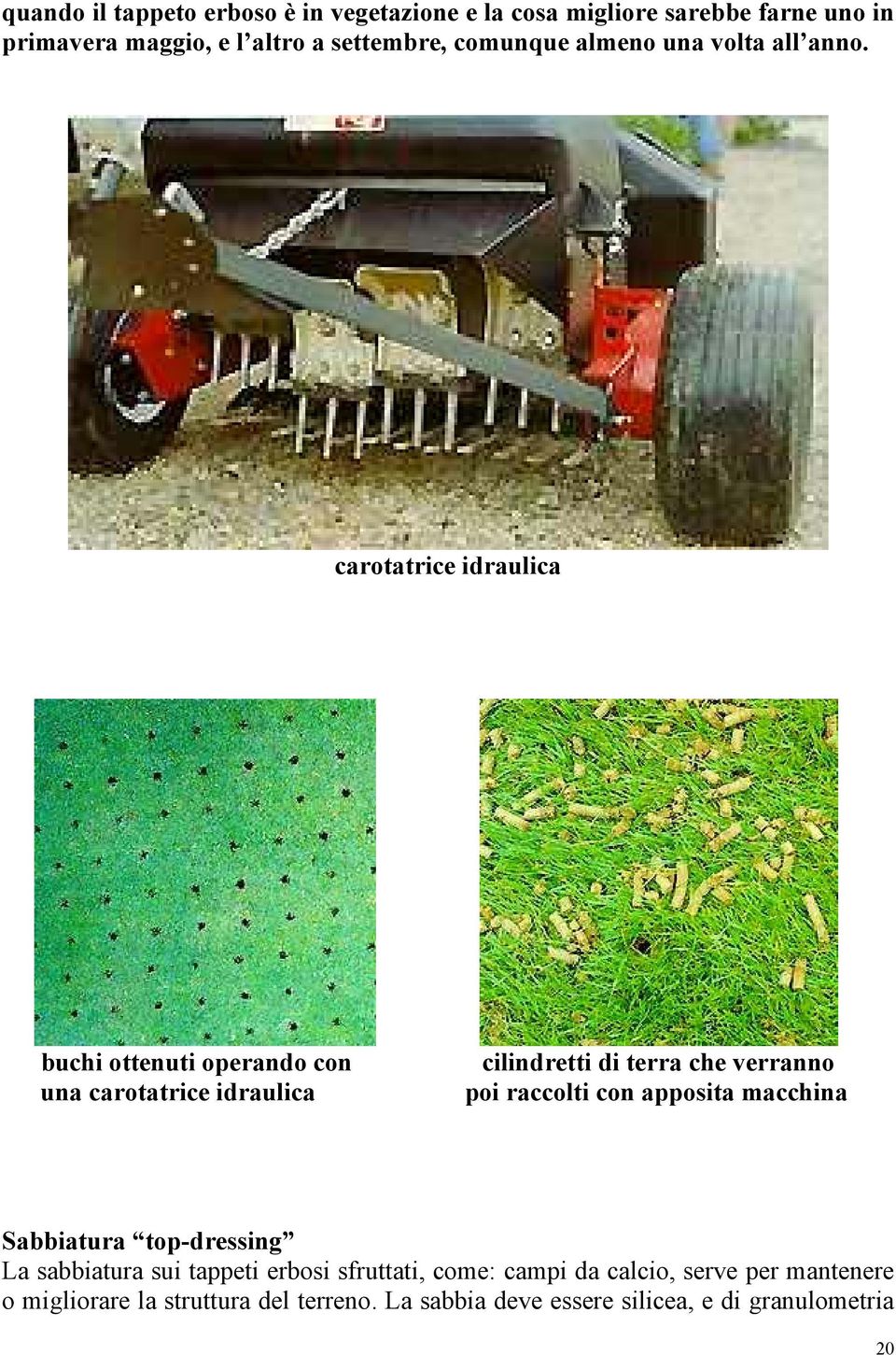 carotatrice idraulica buchi ottenuti operando con una carotatrice idraulica cilindretti di terra che verranno poi raccolti con