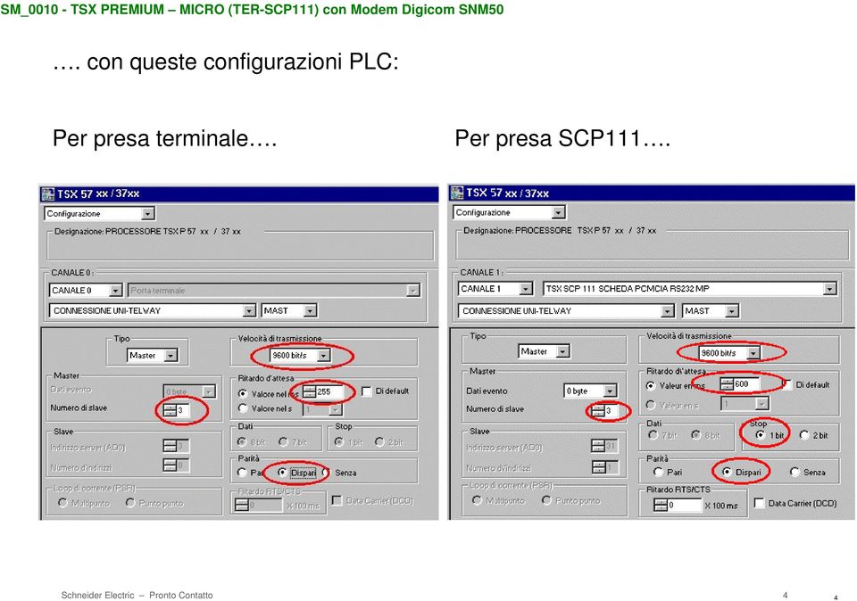 Per presa SCP111.