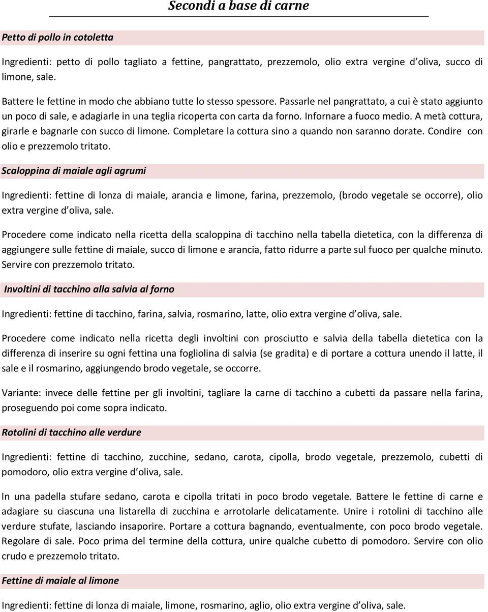 Infornare a fuoco medio. A metà cottura, girarle e bagnarle con succo di limone. Completare la cottura sino a quando non saranno dorate. Condire con olio e prezzemolo tritato.