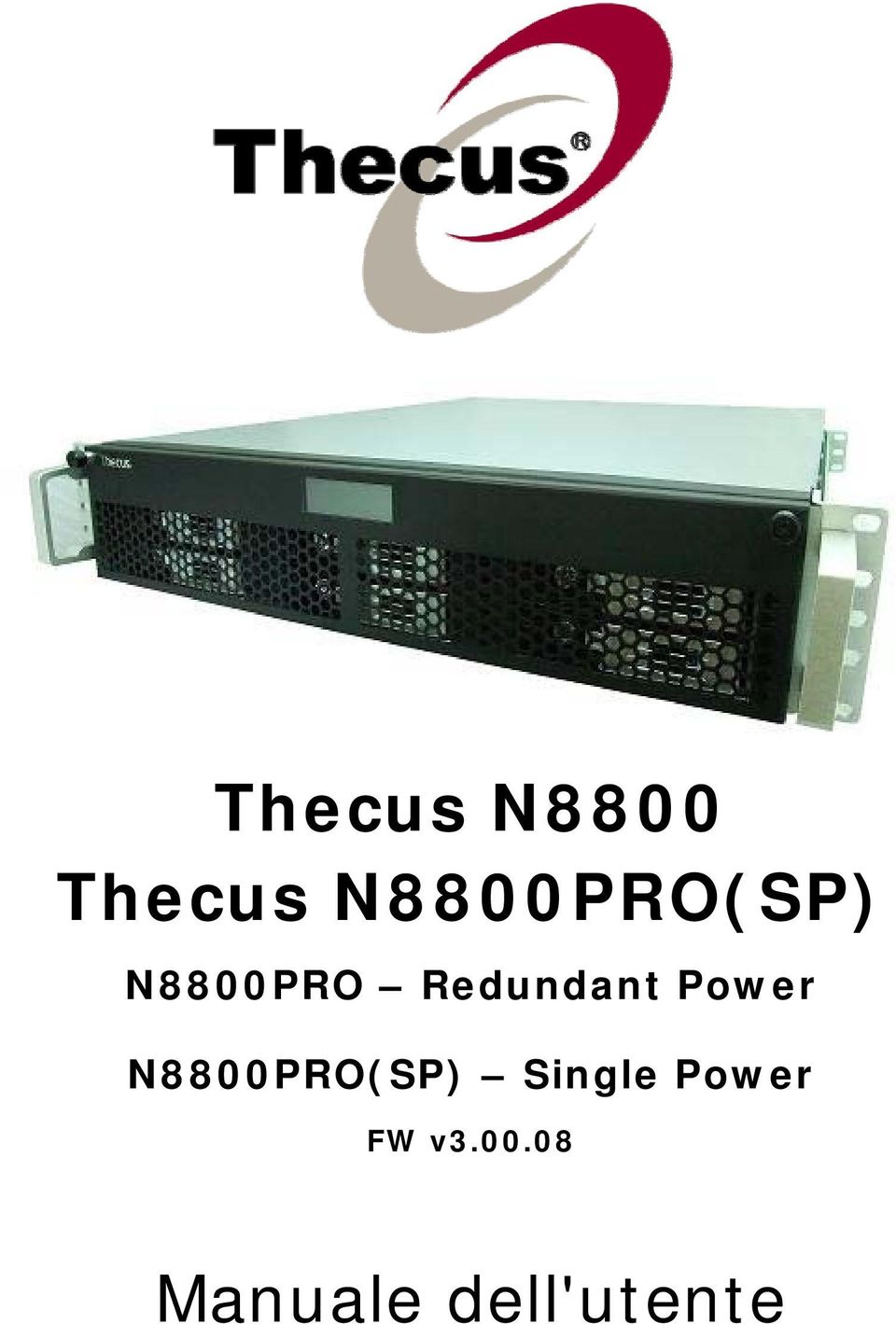 Redundant Power N8800PRO(SP)