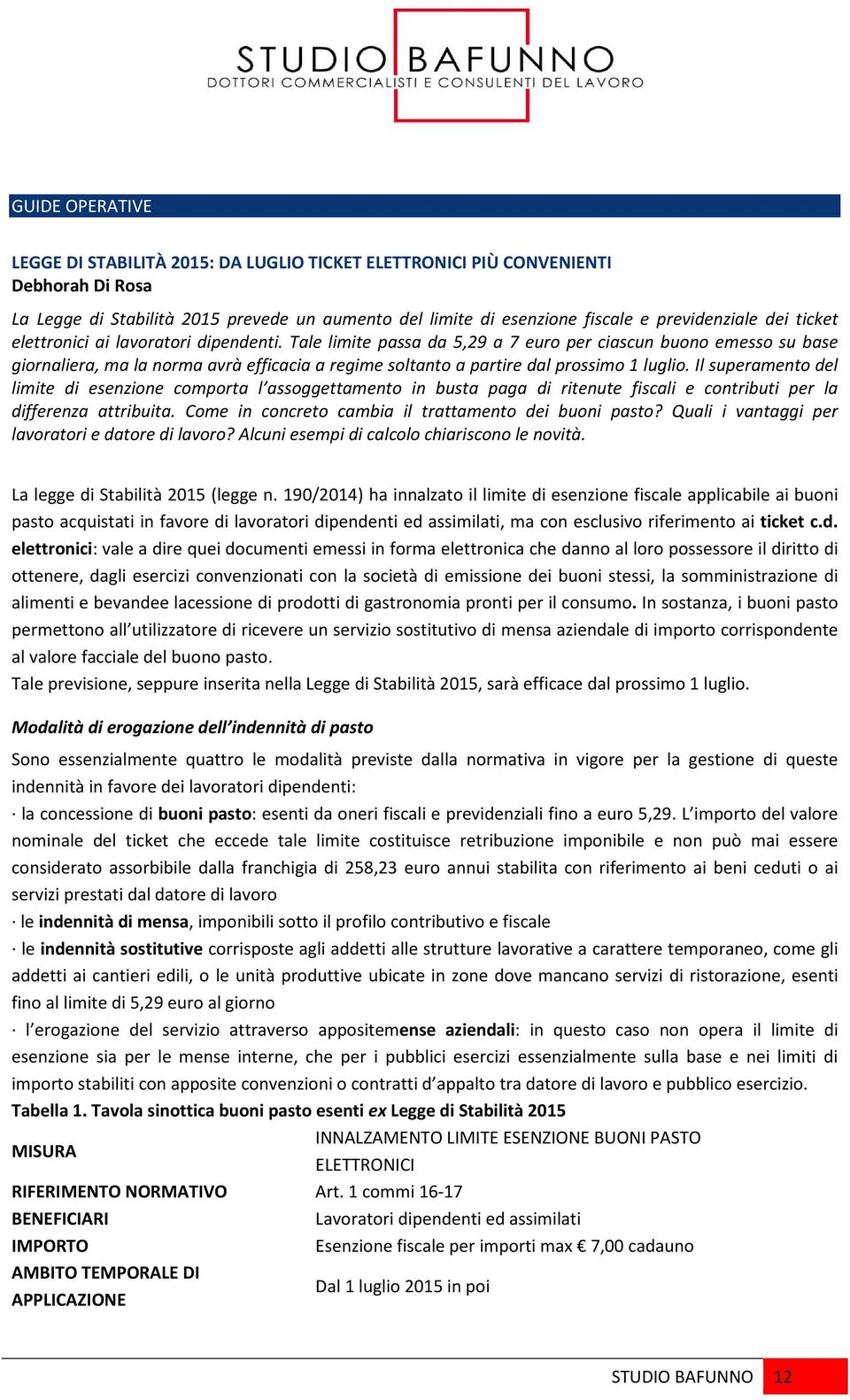 Tale limite passa da 5,29 a 7 euro per ciascun buono emesso su base giornaliera, ma la norma avrà efficacia a regime soltanto a partire dal prossimo 1 luglio.