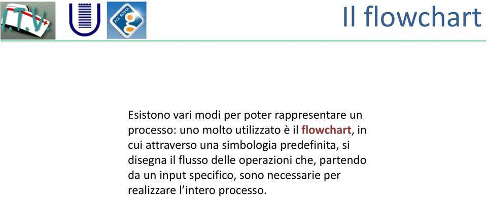 predefinita, si disegna il flusso delle operazioni che, partendo da