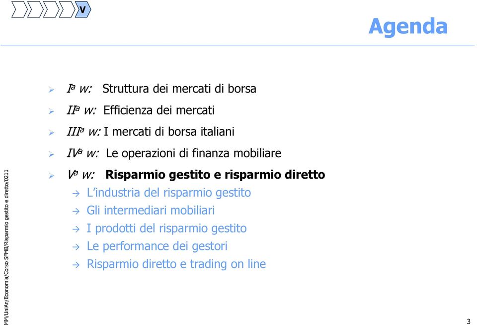 gestito e risparmio diretto L industria del risparmio gestito Gli intermediari mobiliari