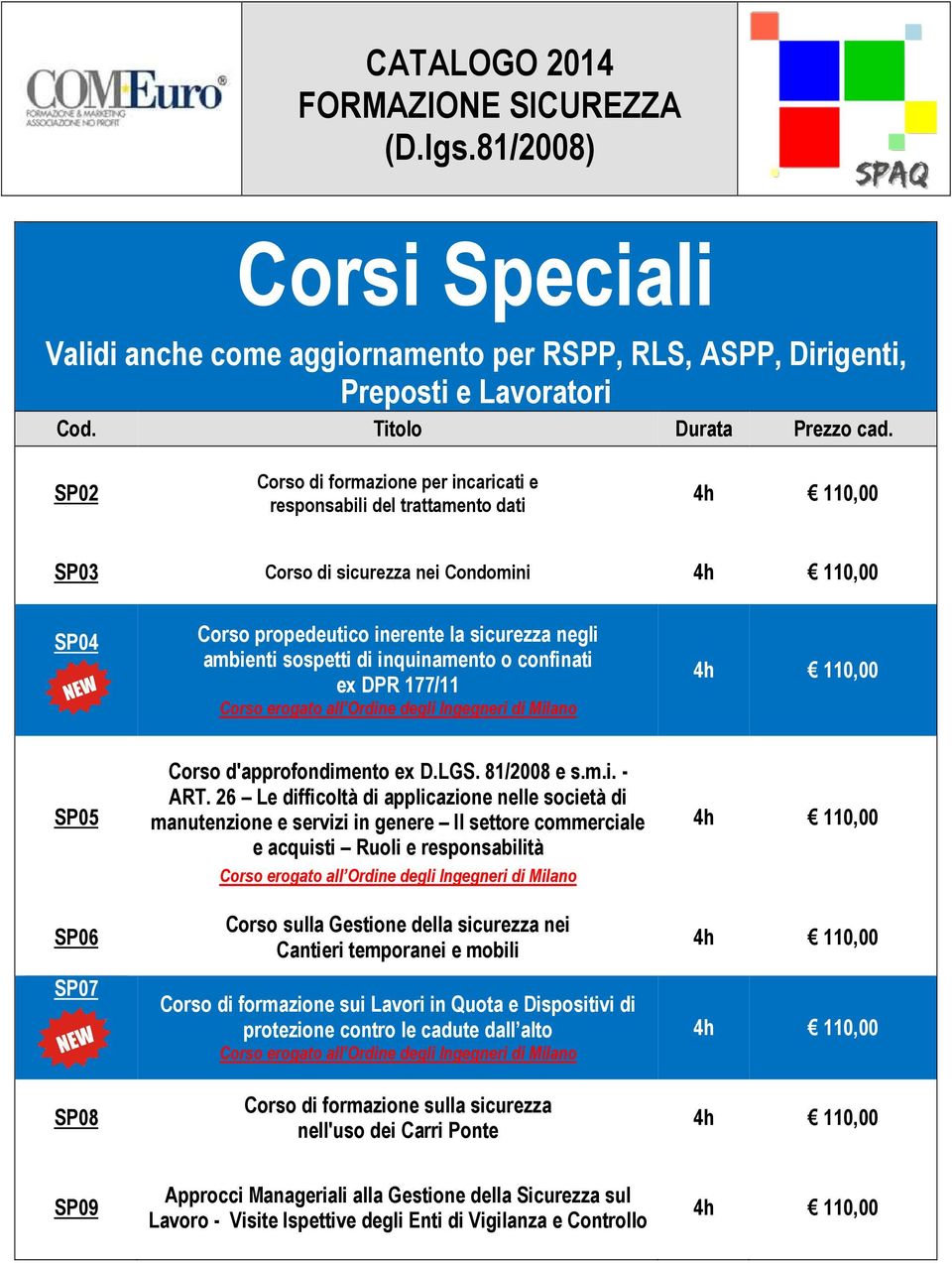 26 Le difficoltà di applicazione nelle società di manutenzione e servizi in genere Il settore commerciale e acquisti Ruoli e responsabilità Corso sulla Gestione della sicurezza nei Cantieri