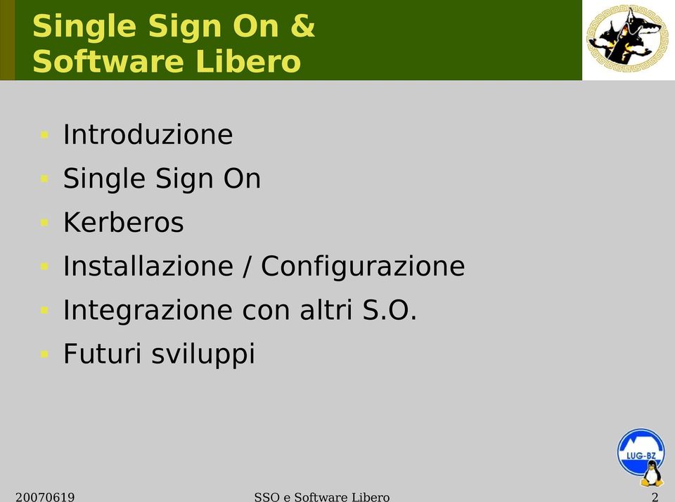 Configurazione Integrazione con