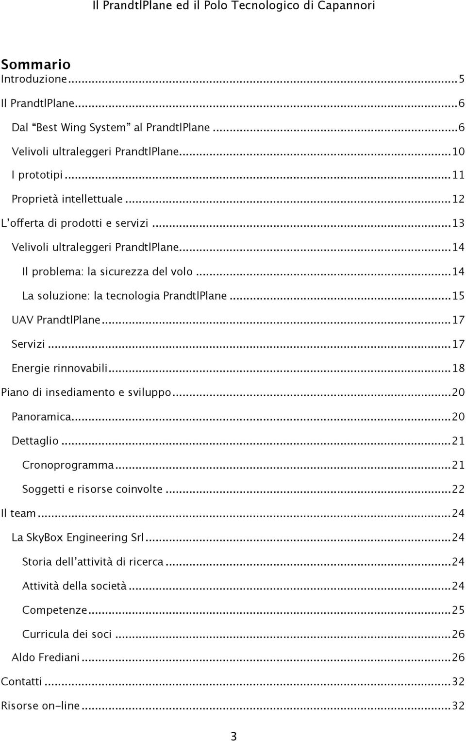 .. 17 Servizi... 17 Energie rinnovabili... 18 Piano di insediamento e sviluppo... 20 Panoramica... 20 Dettaglio... 21 Cronoprogramma... 21 Soggetti e risorse coinvolte... 22 Il team.