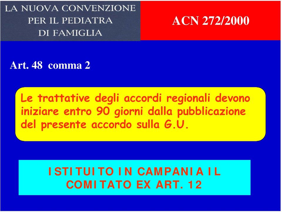 devono iniziare entro 90 giorni dalla