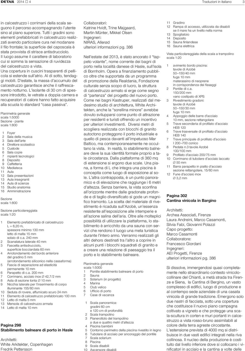 Il luogo assume il carattere di laboratorio cui si somma la sensazione di ruvidezza del calcestruzzo a vista. Una copertura in cuscini trasparenti di pellicola si estende sull atrio.