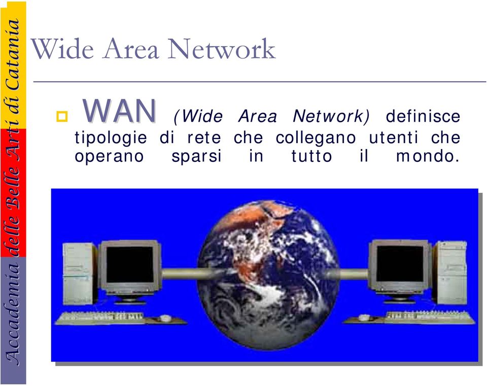 definisce tipologie di rete che collegano