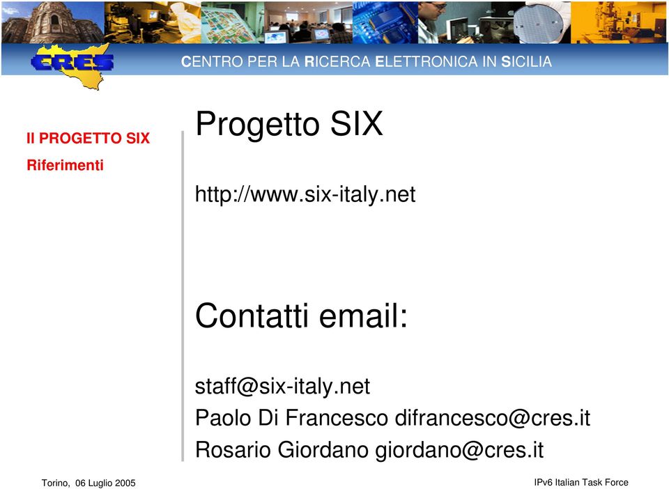 net Contatti email: staff@net Paolo Di