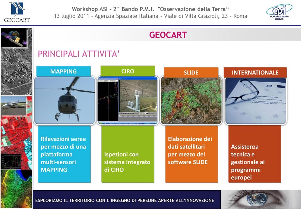 Ispezioni con sistema integrato di CIRO Elaborazione dei dati