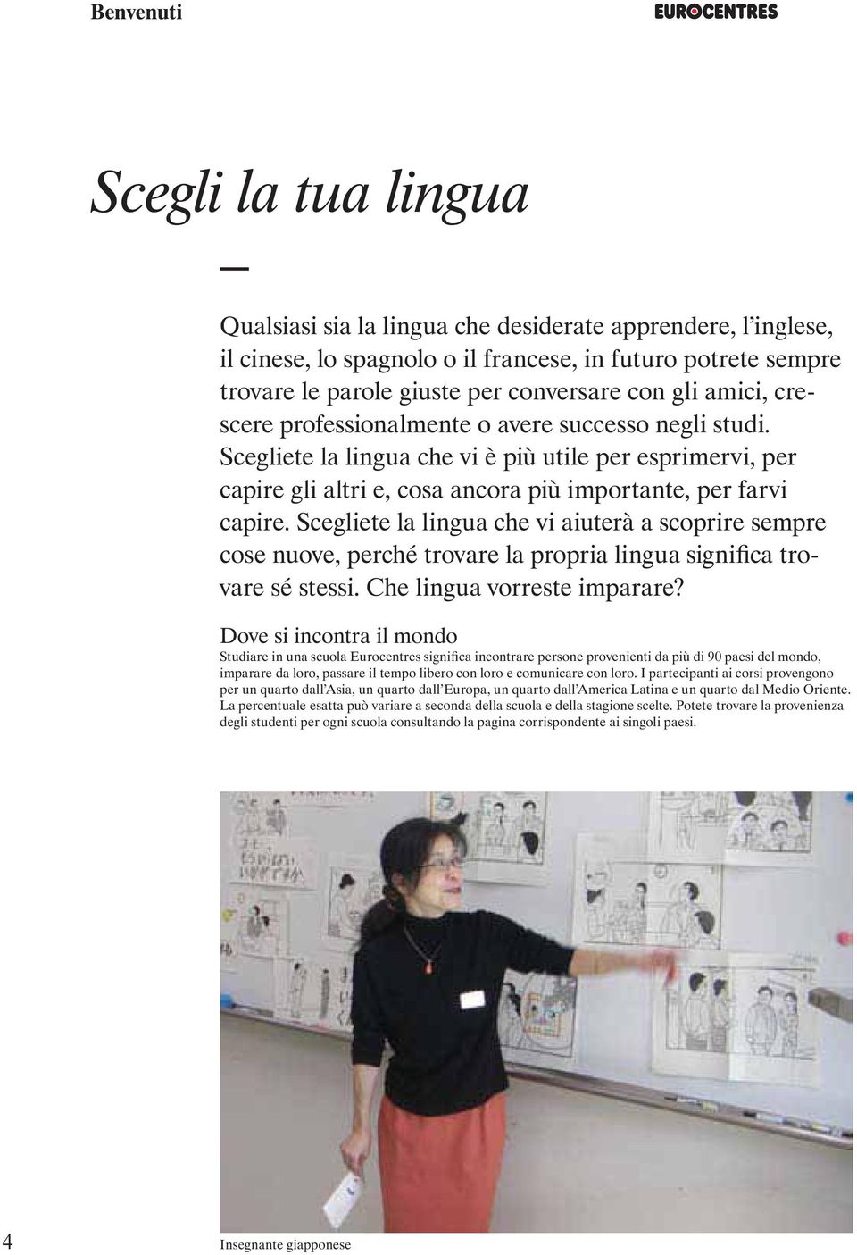 Scegliete la lingua che vi aiuterà a scoprire sempre cose nuove, perché trovare la propria lingua significa trovare sé stessi. Che lingua vorreste imparare?