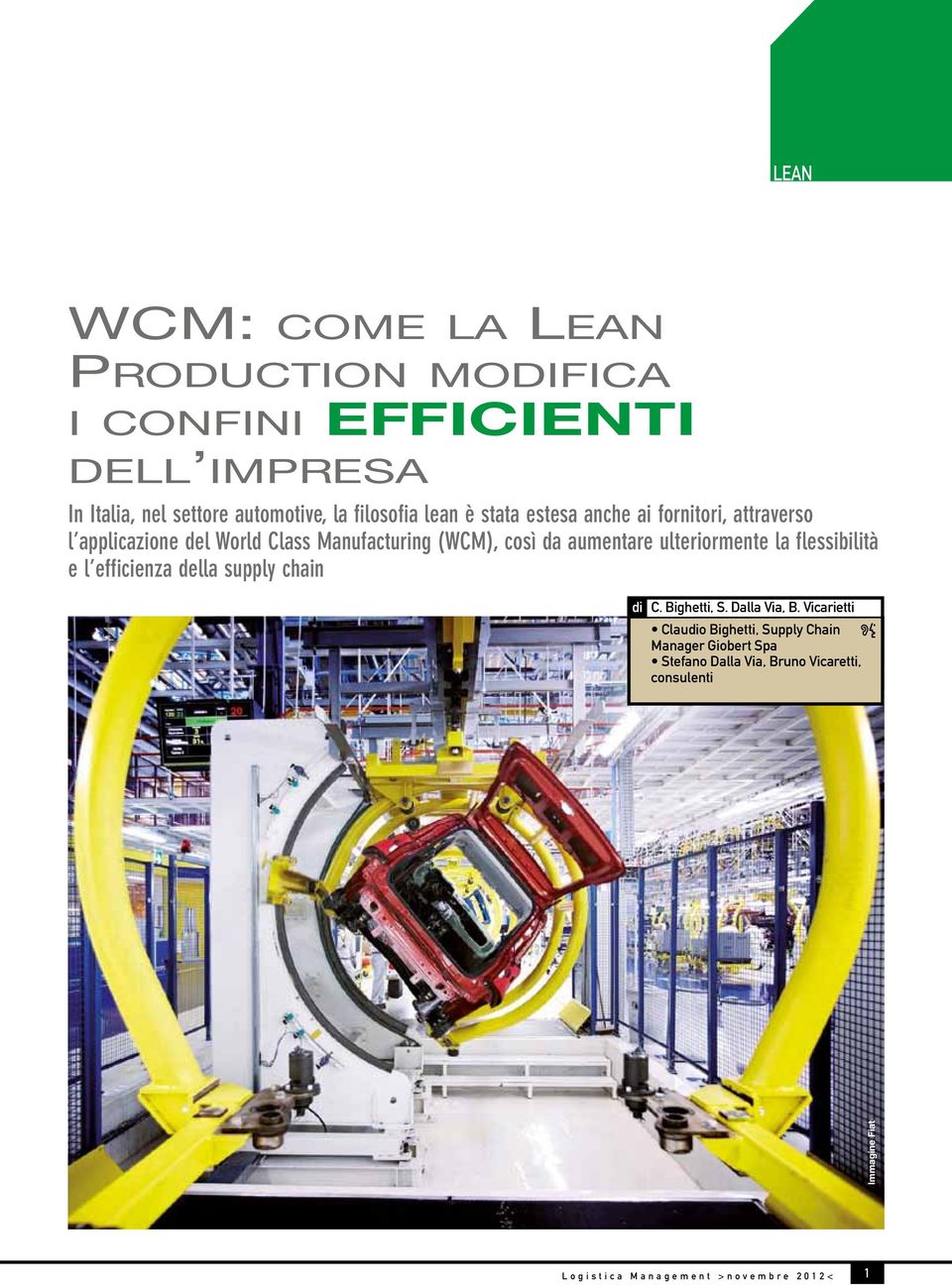 flessibilità e l efficienza della supply chain di C. Bighetti, S. Dalla Via, B.