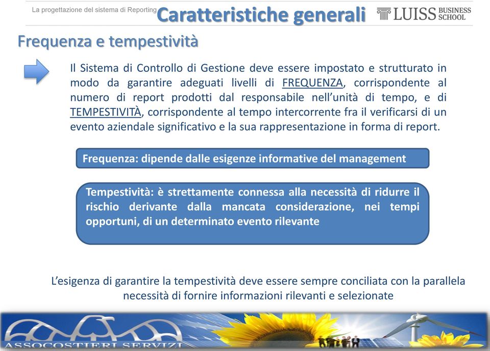 rappresentazione in forma di report.