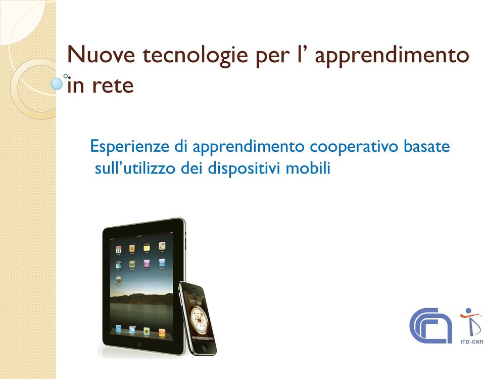 Esperienze di apprendimento