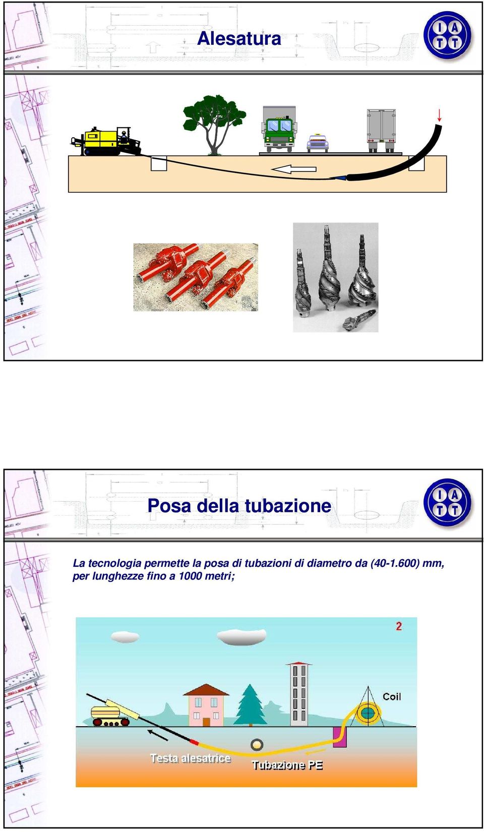 tubazioni di diametro da (40-1.