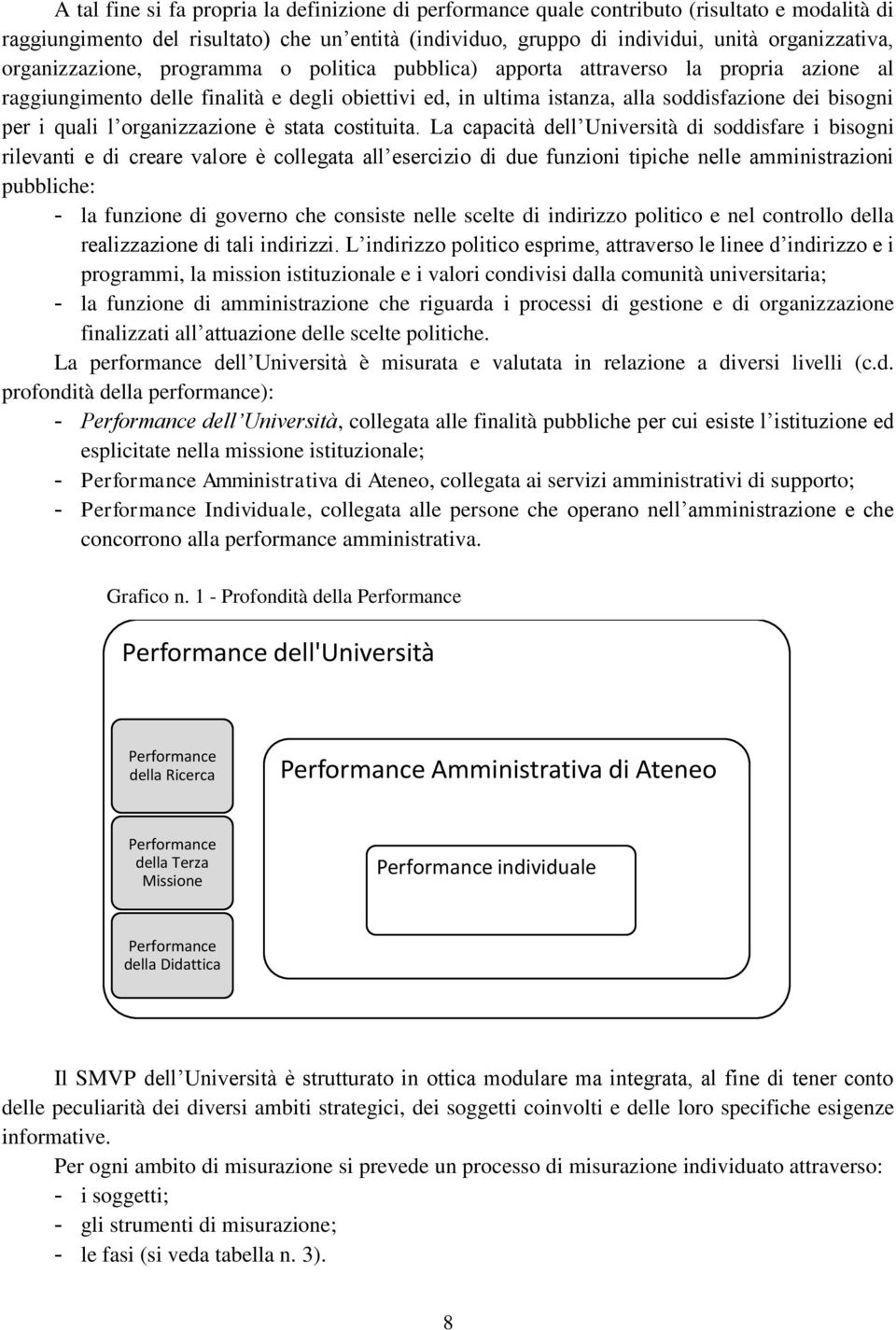 quali l organizzazione è stata costituita.