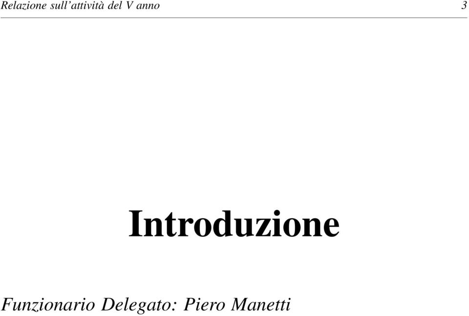 Introduzione