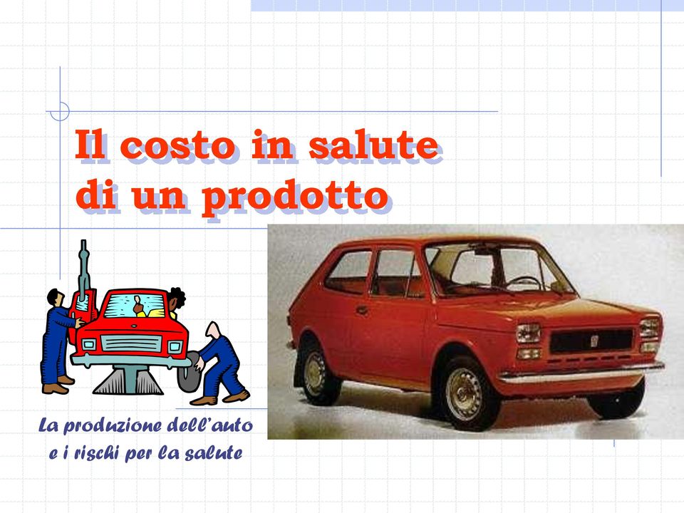 produzione dell auto