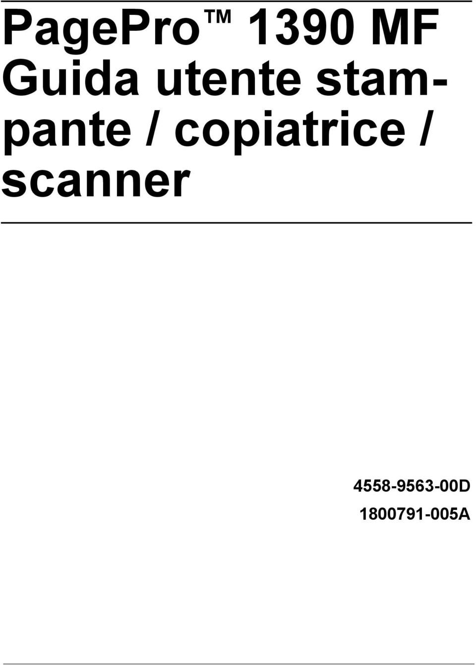copiatrice / scanner