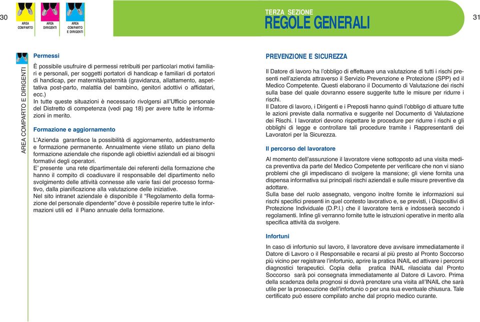 ) In tutte queste situazioni è necessario rivolgersi all Ufficio personale del Distretto di competenza (vedi pag 18) per avere tutte le informazioni in merito.