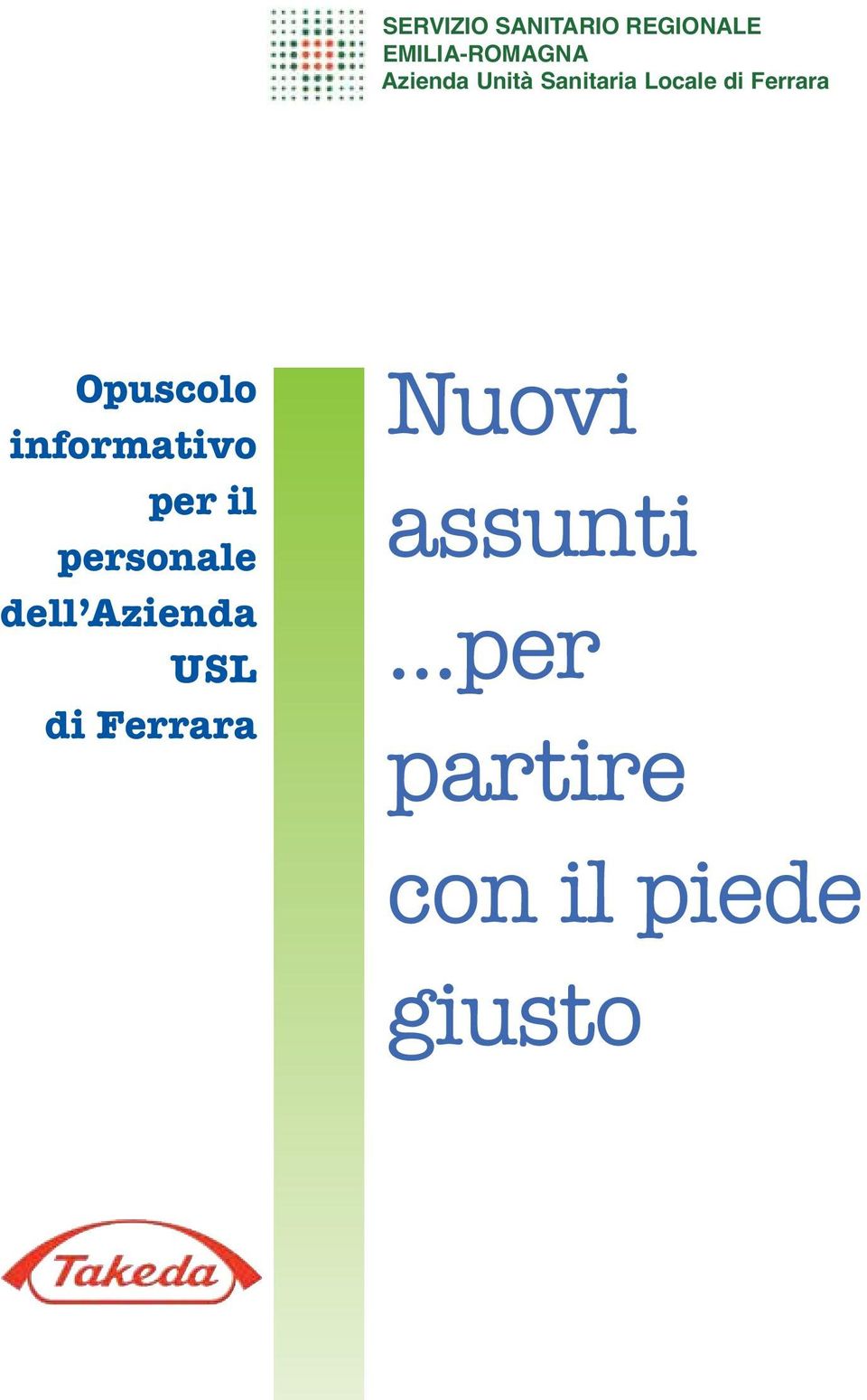 Opuscolo informativo per il personale dell