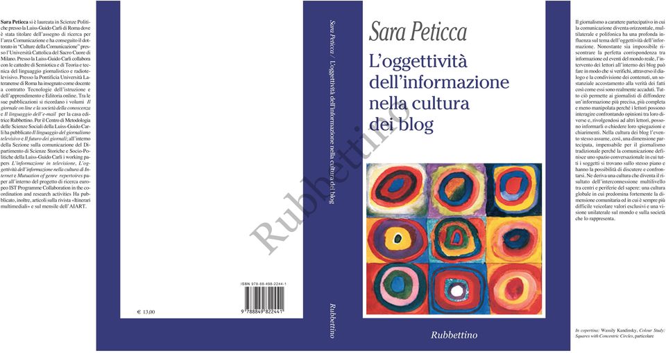 Presso la Luiss-Guido Carli collabora con le cattedre di Semiotica e di Teoria e tecnica del linguaggio giornalistico e radiotelevisivo.