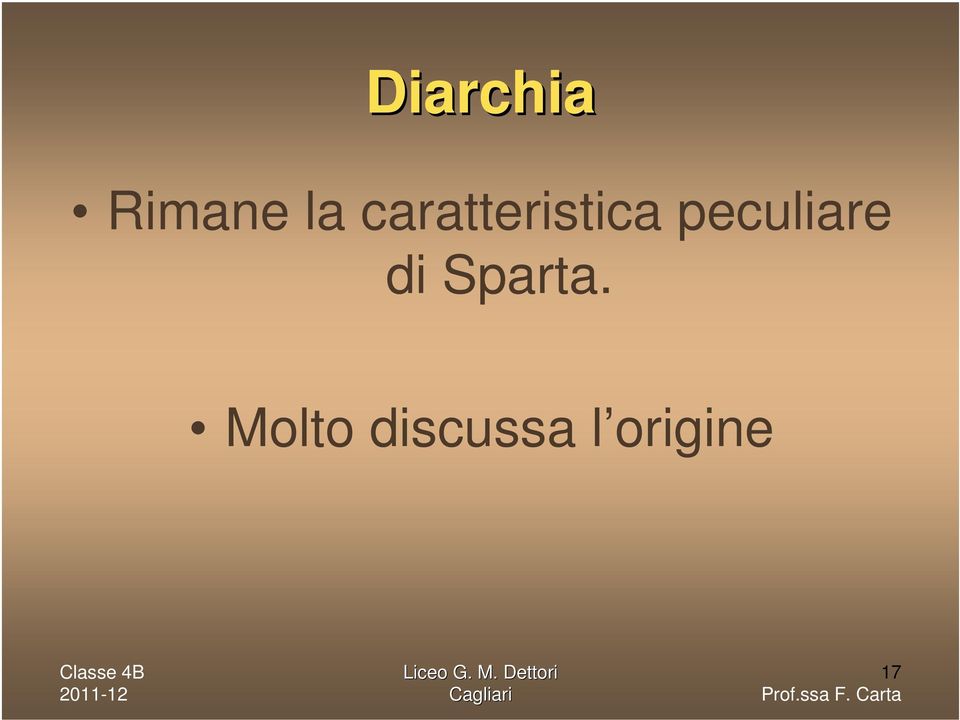 peculiare di Sparta.