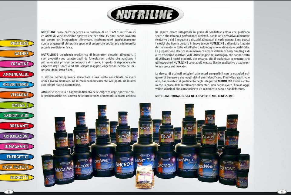 pratica sprt e di clr che desideran milirare la prpria cndizine fisica. NUTRILINE è un azienda prduttrice di interatri dietetici alimentari.