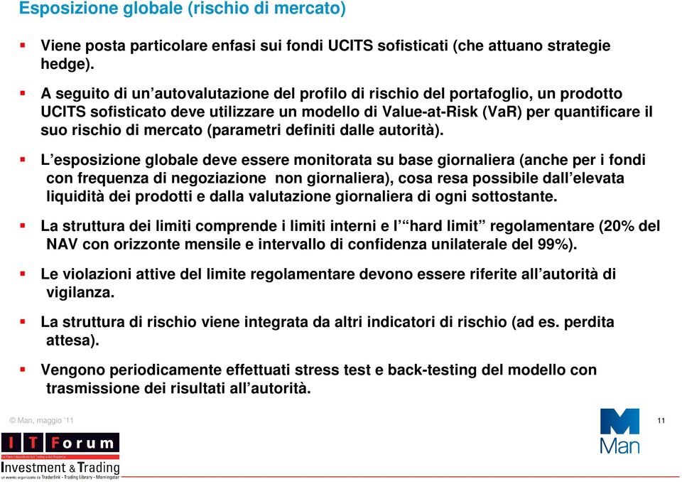 (parametri definiti dalle autorità).