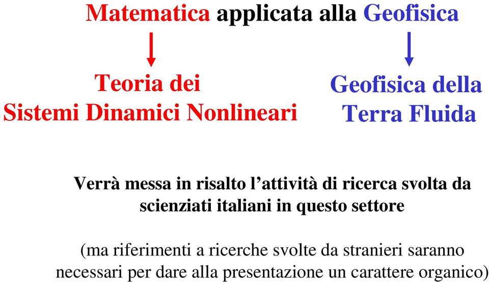 svolta da scienziati italiani in questo settore (ma riferimenti a ricerche