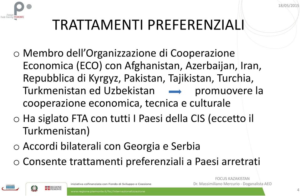 promuoverela cooperazione economica, tecnica e culturale oha siglatofta con tuttii PaesidellaCIS