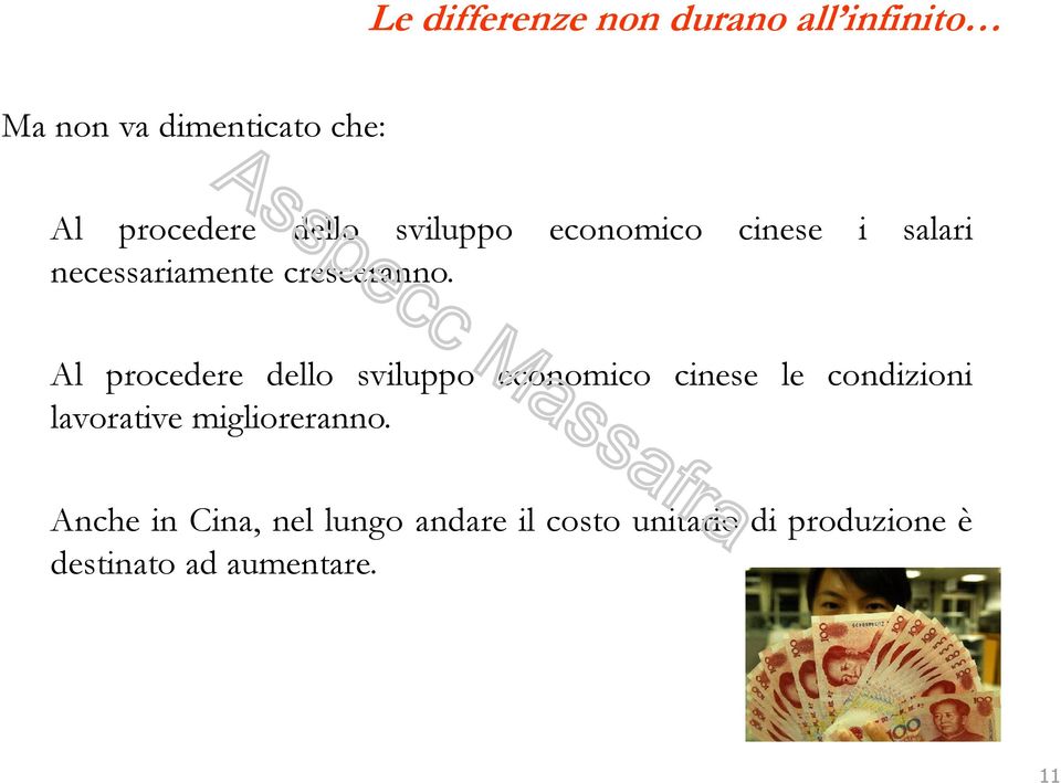 Al procedere dello sviluppo economico cinese le condizioni lavorative