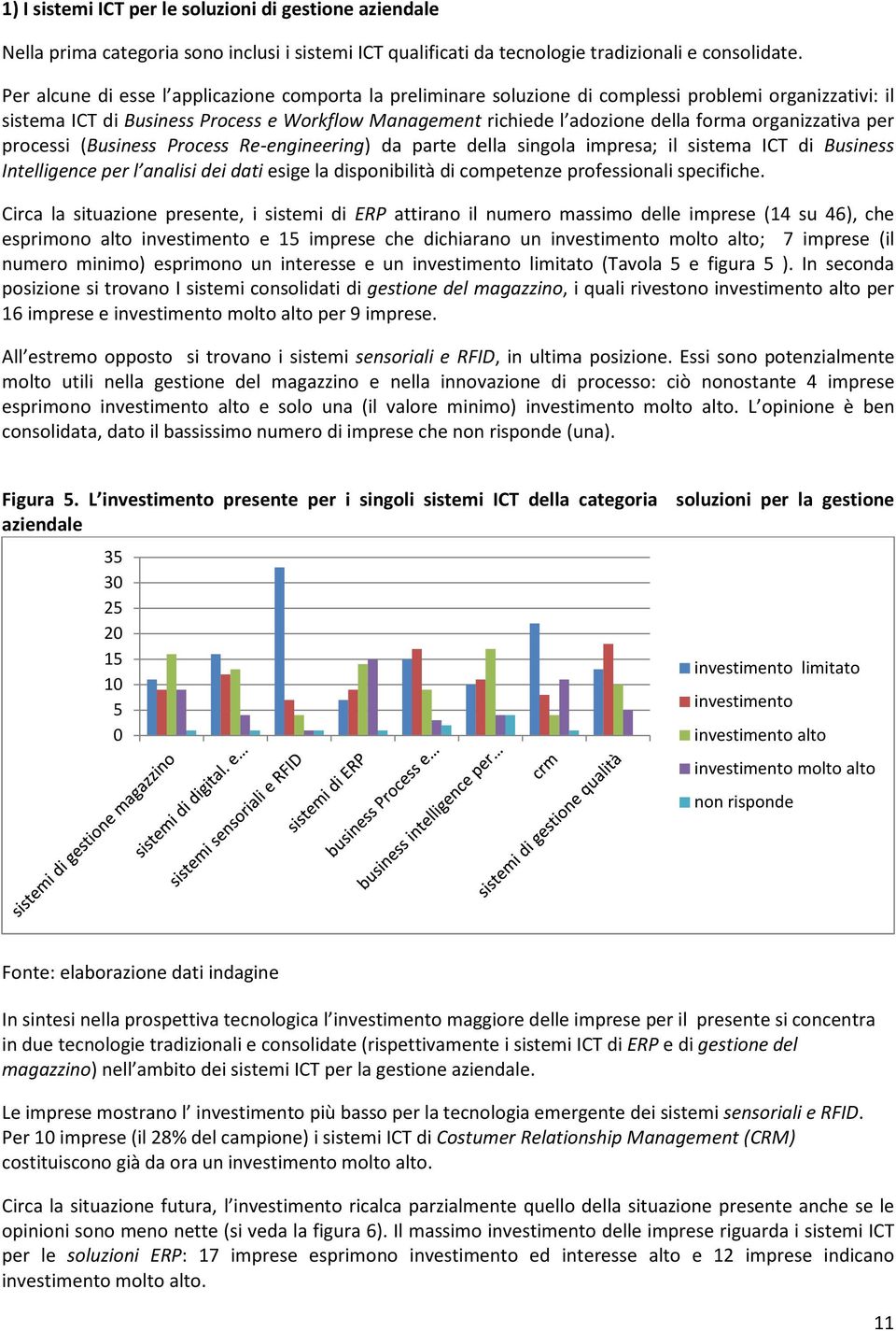 organizzativa per processi (Business Process Re-engineering) da parte della singola impresa; il sistema ICT di Business Intelligence per l analisi dei dati esige la disponibilità di competenze