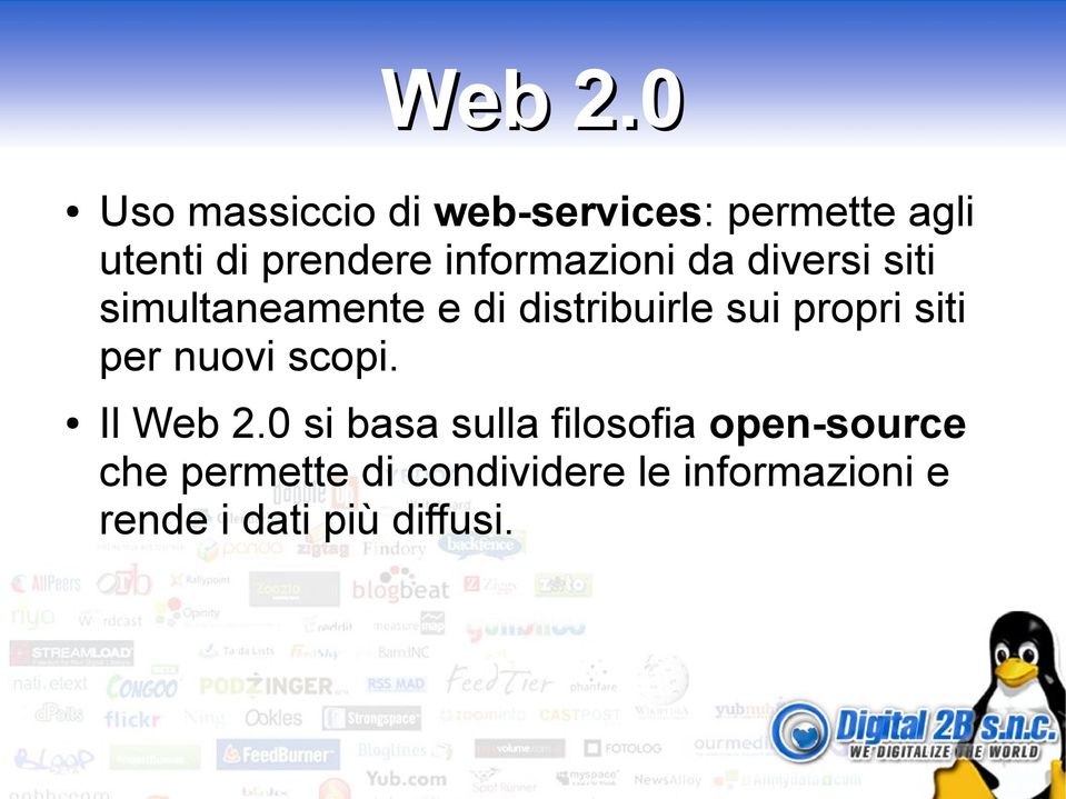 informazioni da diversi siti simultaneamente e di distribuirle sui